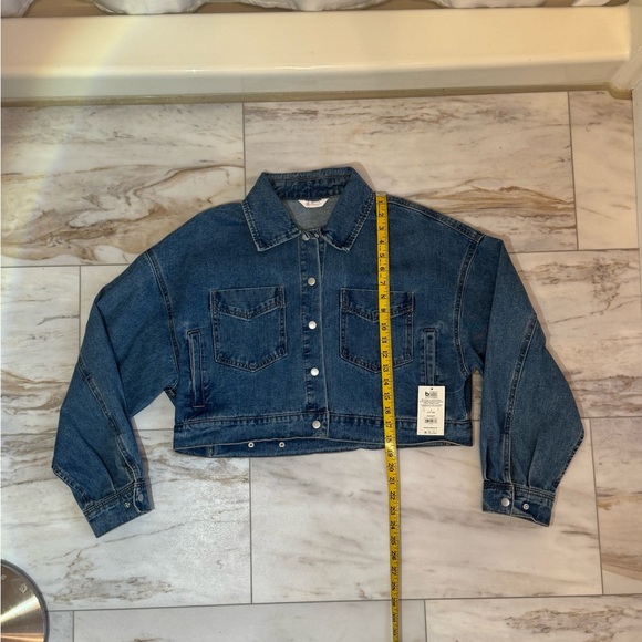 NB Denim Jacket Medium Wash | Size L (11–13) | 100% Cotton - Picture 3 of 9